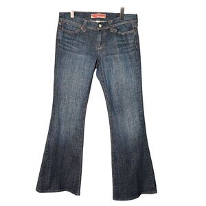 Y2K Gap Jeans Womens Flare  Low Rise Denim Pants Size 10 Blue Cotton Blend Blue